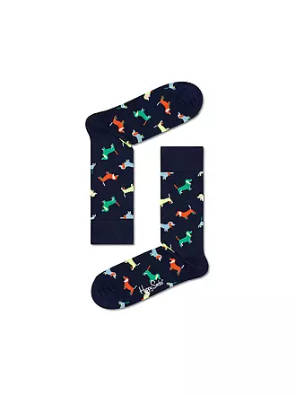 HAPPY SOCKS | Damen Socken 36-40 PUPPY LOVE navy | 